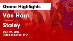 Van Horn  vs Staley  Game Highlights - Dec. 27, 2023