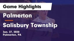 Palmerton  vs Salisbury Township  Game Highlights - Jan. 27, 2020