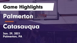 Palmerton  vs Catasauqua  Game Highlights - Jan. 29, 2021