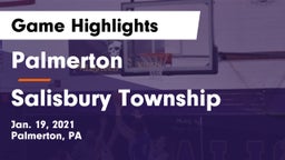 Palmerton  vs Salisbury Township  Game Highlights - Jan. 19, 2021