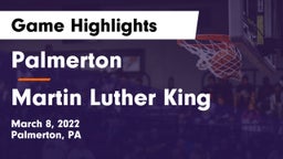 Palmerton  vs Martin Luther King  Game Highlights - March 8, 2022