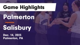 Palmerton  vs Salisbury   Game Highlights - Dec. 14, 2023