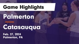 Palmerton  vs Catasauqua  Game Highlights - Feb. 27, 2024