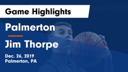 Palmerton  vs Jim Thorpe  Game Highlights - Dec. 26, 2019