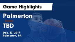 Palmerton  vs TBD Game Highlights - Dec. 27, 2019