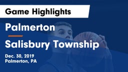 Palmerton  vs Salisbury Township  Game Highlights - Dec. 30, 2019