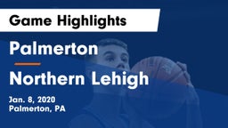 Palmerton  vs Northern Lehigh Game Highlights - Jan. 8, 2020
