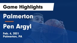 Palmerton  vs Pen Argyl  Game Highlights - Feb. 6, 2021
