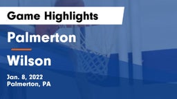 Palmerton  vs Wilson  Game Highlights - Jan. 8, 2022