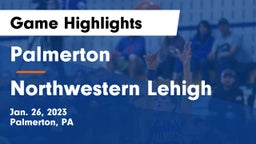 Palmerton  vs Northwestern Lehigh  Game Highlights - Jan. 26, 2023