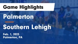 Palmerton  vs Southern Lehigh  Game Highlights - Feb. 1, 2023