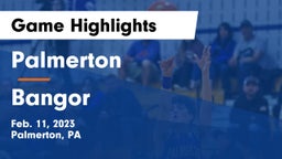 Palmerton  vs Bangor  Game Highlights - Feb. 11, 2023