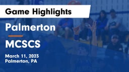 Palmerton  vs MCSCS Game Highlights - March 11, 2023