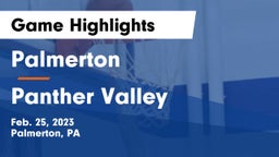 Palmerton  vs Panther Valley  Game Highlights - Feb. 25, 2023
