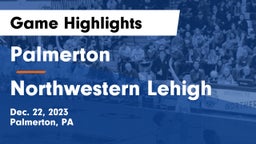 Palmerton  vs Northwestern Lehigh  Game Highlights - Dec. 22, 2023