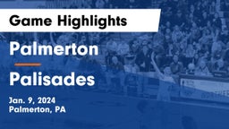 Palmerton  vs Palisades  Game Highlights - Jan. 9, 2024