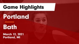 Portland  vs Bath  Game Highlights - March 12, 2021