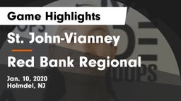St. John-Vianney  vs Red Bank Regional  Game Highlights - Jan. 10, 2020