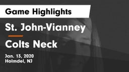 St. John-Vianney  vs Colts Neck Game Highlights - Jan. 13, 2020