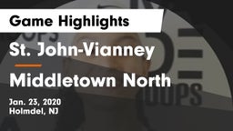 St. John-Vianney  vs Middletown North  Game Highlights - Jan. 23, 2020