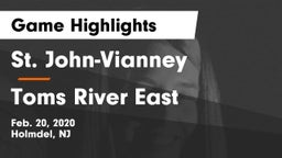 St. John-Vianney  vs Toms River East  Game Highlights - Feb. 20, 2020