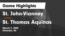 St. John-Vianney  vs St. Thomas Aquinas Game Highlights - March 9, 2020