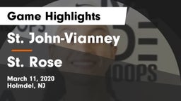 St. John-Vianney  vs St. Rose  Game Highlights - March 11, 2020