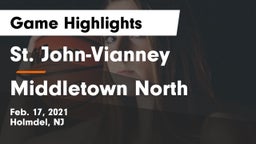 St. John-Vianney  vs Middletown North Game Highlights - Feb. 17, 2021