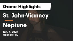 St. John-Vianney  vs Neptune Game Highlights - Jan. 4, 2022