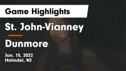 St. John-Vianney  vs Dunmore Game Highlights - Jan. 15, 2022