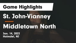 St. John-Vianney  vs Middletown North Game Highlights - Jan. 14, 2022