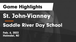 St. John-Vianney  vs Saddle River Day School Game Highlights - Feb. 6, 2022