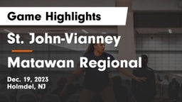 St. John-Vianney  vs Matawan Regional  Game Highlights - Dec. 19, 2023