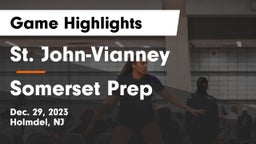 St. John-Vianney  vs Somerset Prep Game Highlights - Dec. 29, 2023