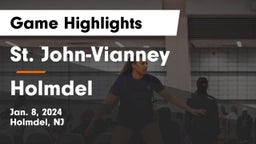 St. John-Vianney  vs Holmdel  Game Highlights - Jan. 8, 2024