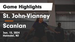 St. John-Vianney  vs Scanlan Game Highlights - Jan. 13, 2024