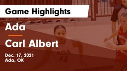 Ada  vs Carl Albert   Game Highlights - Dec. 17, 2021