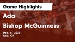 Ada  vs Bishop McGuinness  Game Highlights - Dec. 11, 2020