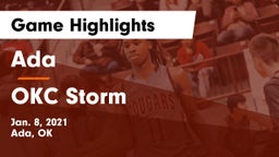 Ada  vs OKC Storm Game Highlights - Jan. 8, 2021