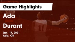 Ada  vs Durant  Game Highlights - Jan. 19, 2021