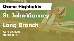 St. John-Vianney  vs Long Branch  Game Highlights - April 20, 2023