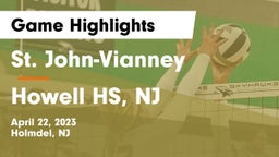 St. John-Vianney  vs Howell HS, NJ Game Highlights - April 22, 2023