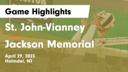 St. John-Vianney  vs Jackson Memorial  Game Highlights - April 29, 2023