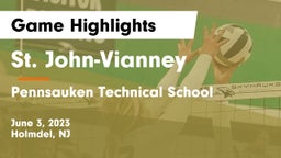 St. John-Vianney  vs Pennsauken Technical School Game Highlights - June 3, 2023