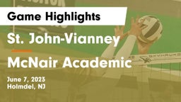 St. John-Vianney  vs McNair Academic  Game Highlights - June 7, 2023