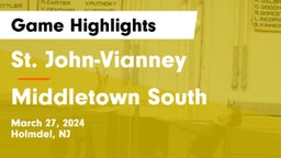 St. John-Vianney  vs Middletown South  Game Highlights - March 27, 2024