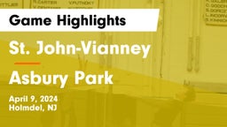 St. John-Vianney  vs Asbury Park Game Highlights - April 9, 2024