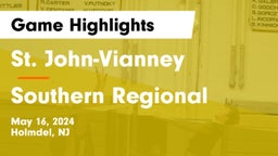 St. John-Vianney  vs Southern Regional  Game Highlights - May 16, 2024