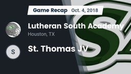 Recap: Lutheran South Academy vs. St. Thomas JV 2018