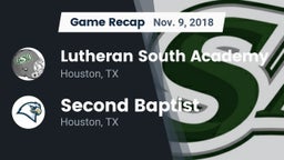 Recap: Lutheran South Academy vs. Second Baptist  2018